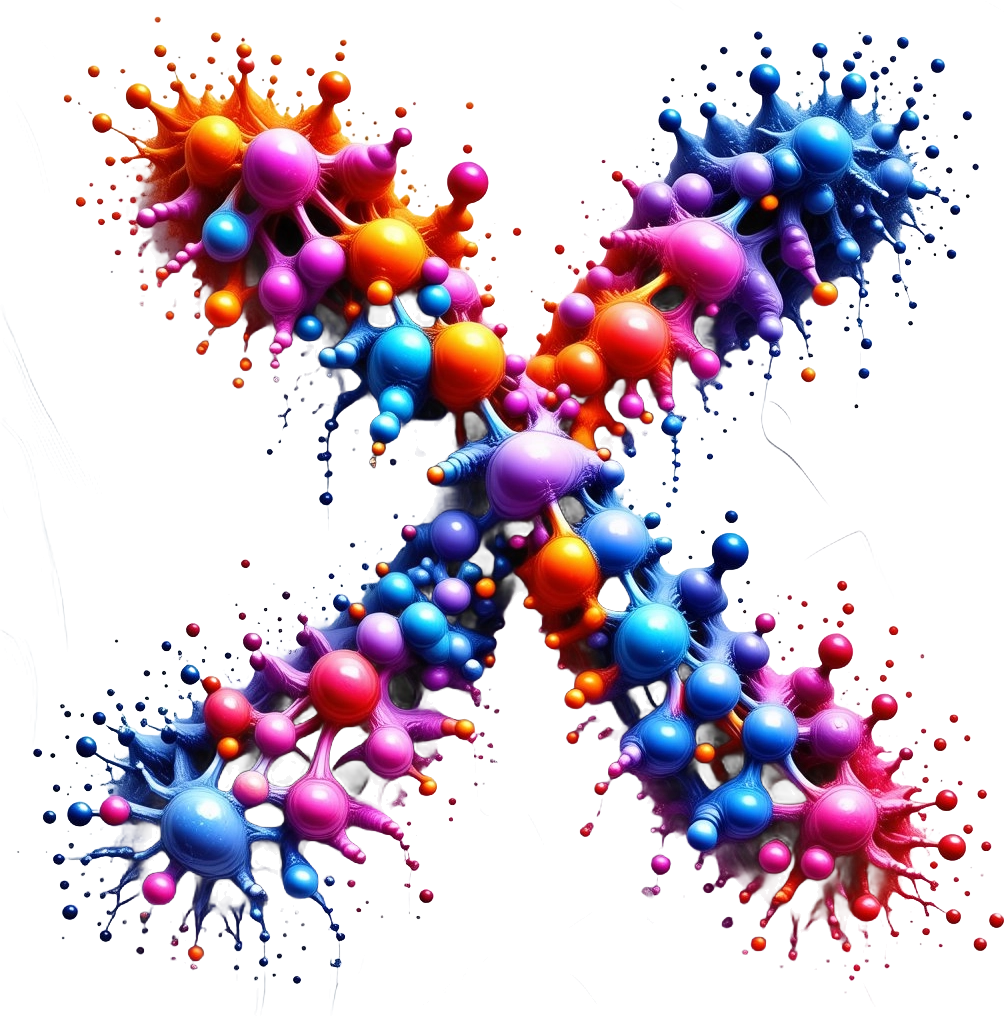 Colorful Molecular Explosion